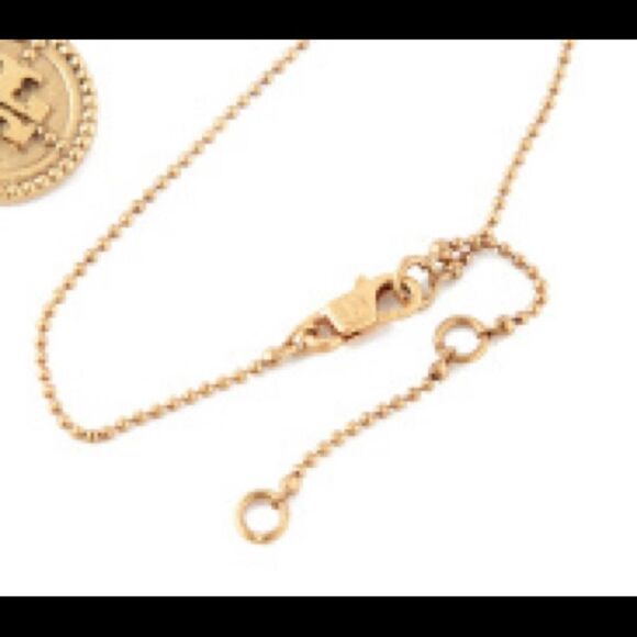 NWT Tory Burch Gold, Coin Pendant Necklace - Picture 3 of 5